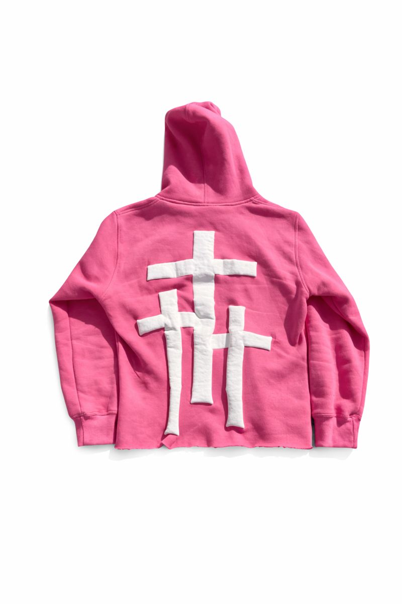PINK GOD"S IMAGE HOODIE
